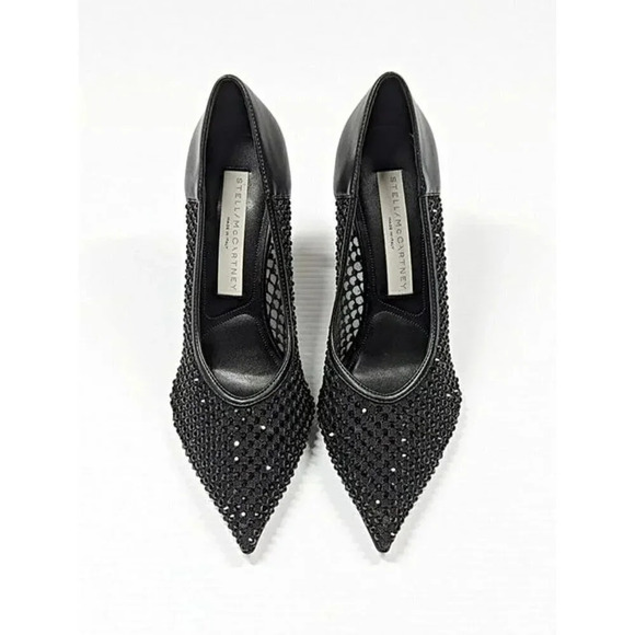 Stella McCartney Women's Stella Iconic Studded Mesh Pumps Size 36 EU (MSRP $995) - Picture 6 of 12